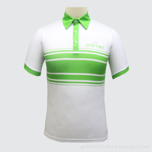 Hot sale contrast color quick dry polo shirt for men